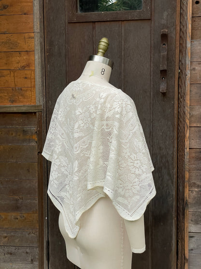 Vintage Lace Poncho